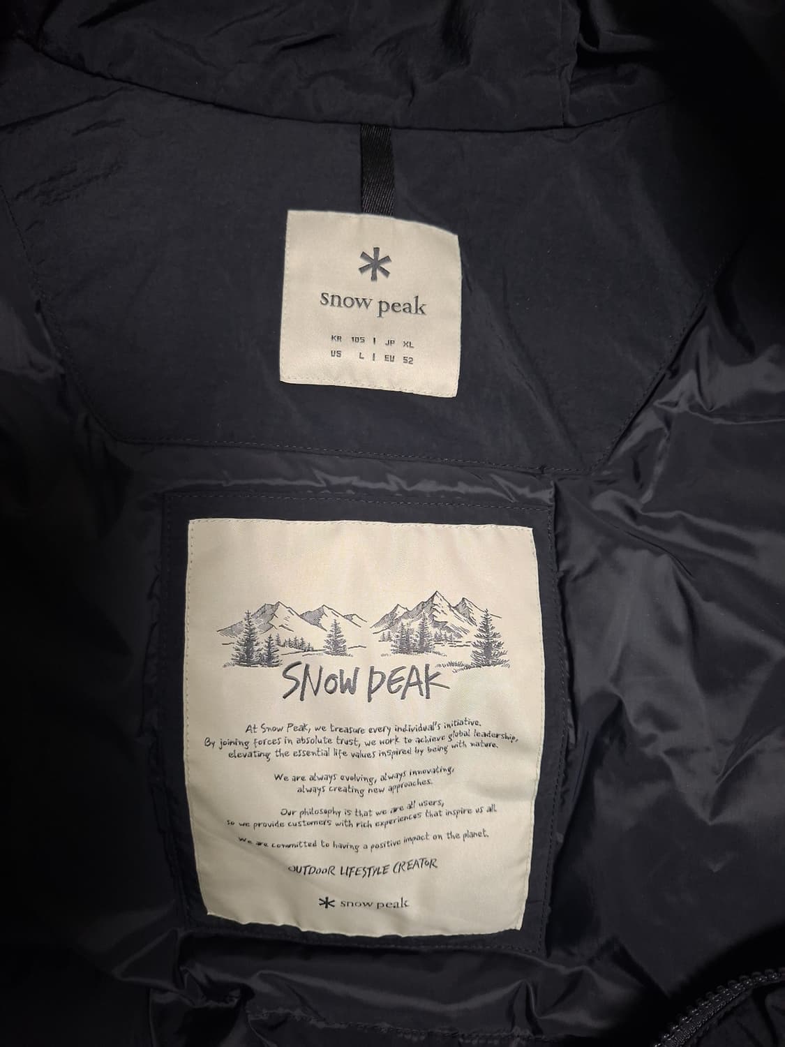 스노우피크 정품 다운 자켓 (패딩) 상품이미지4
