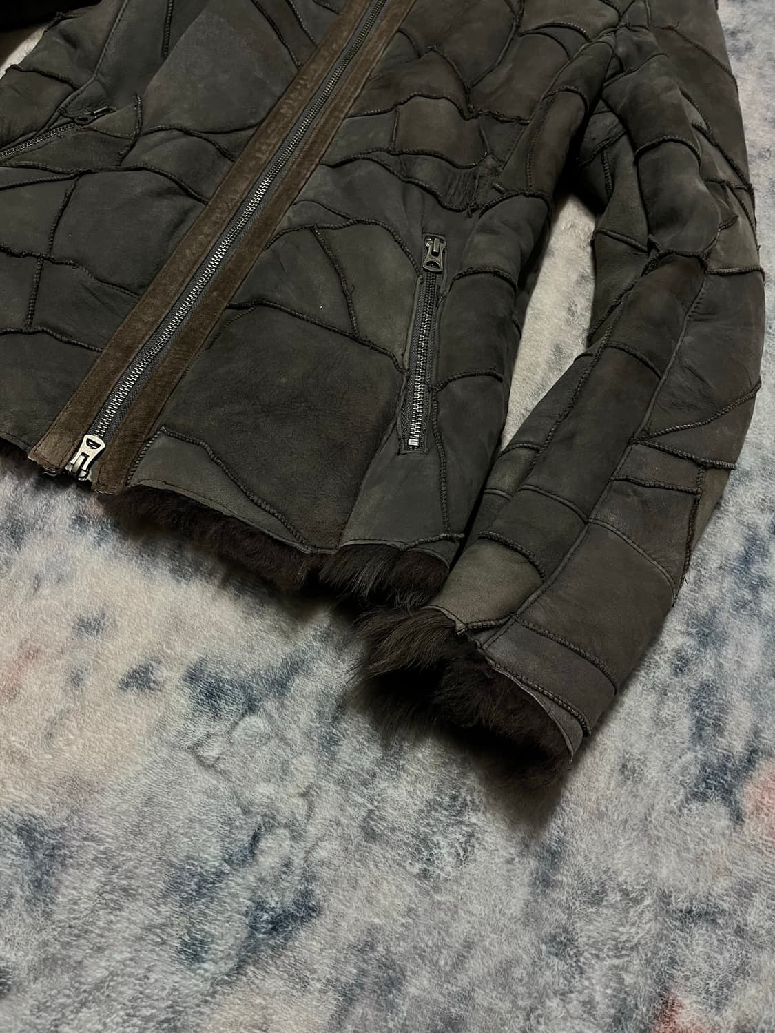 Tornado mart 00s patchwork trimming fur 상품이미지6