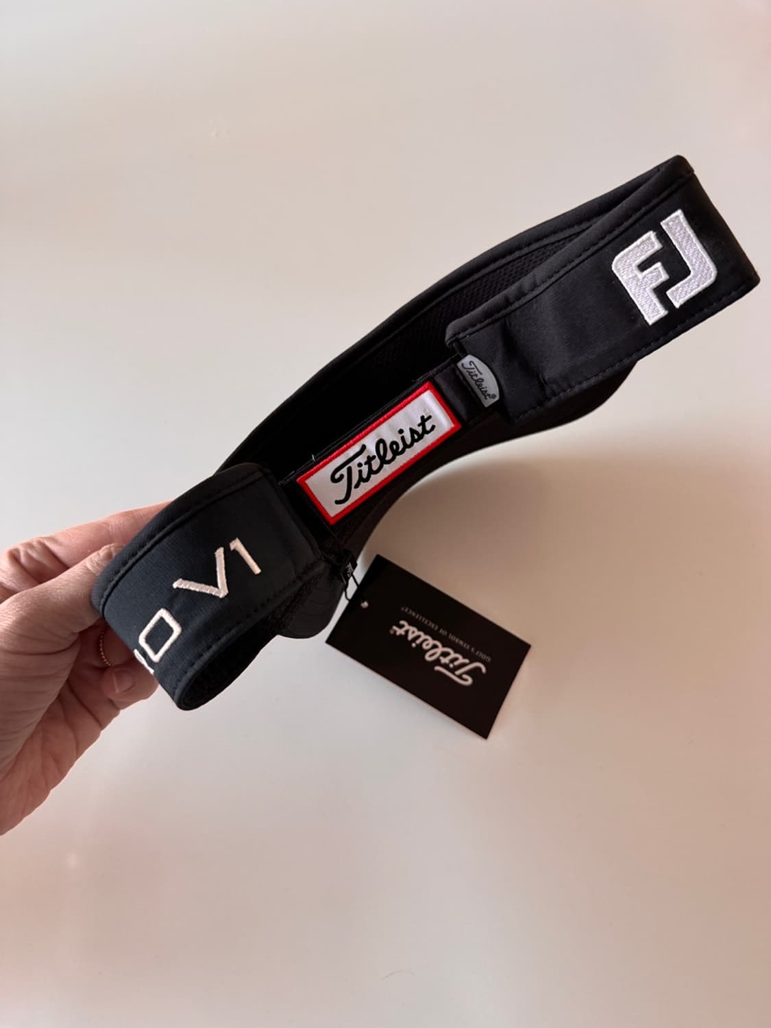 (새상품) 타이틀리스트 골프 썬캡 블랙 PRO V1 상품이미지2