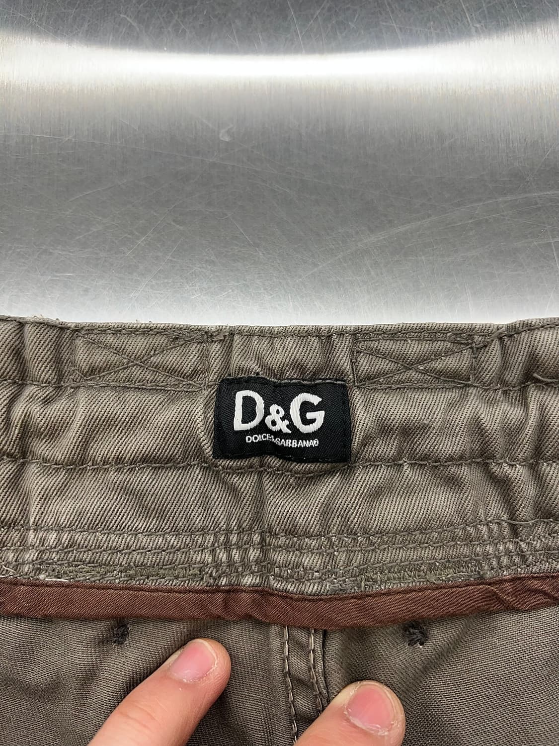 돌체앤가바나 모스 그레이 컨버터블 번트 드로우 카코 팬츠 상품이미지7