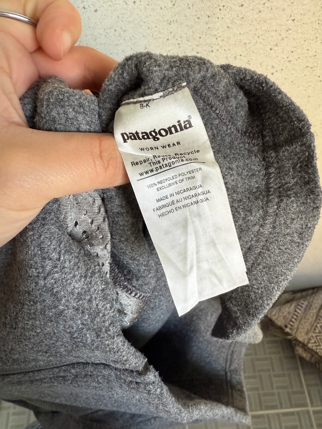 파타고니아 신칠라 후리스 조끼 베스트 XL 상품이미지4