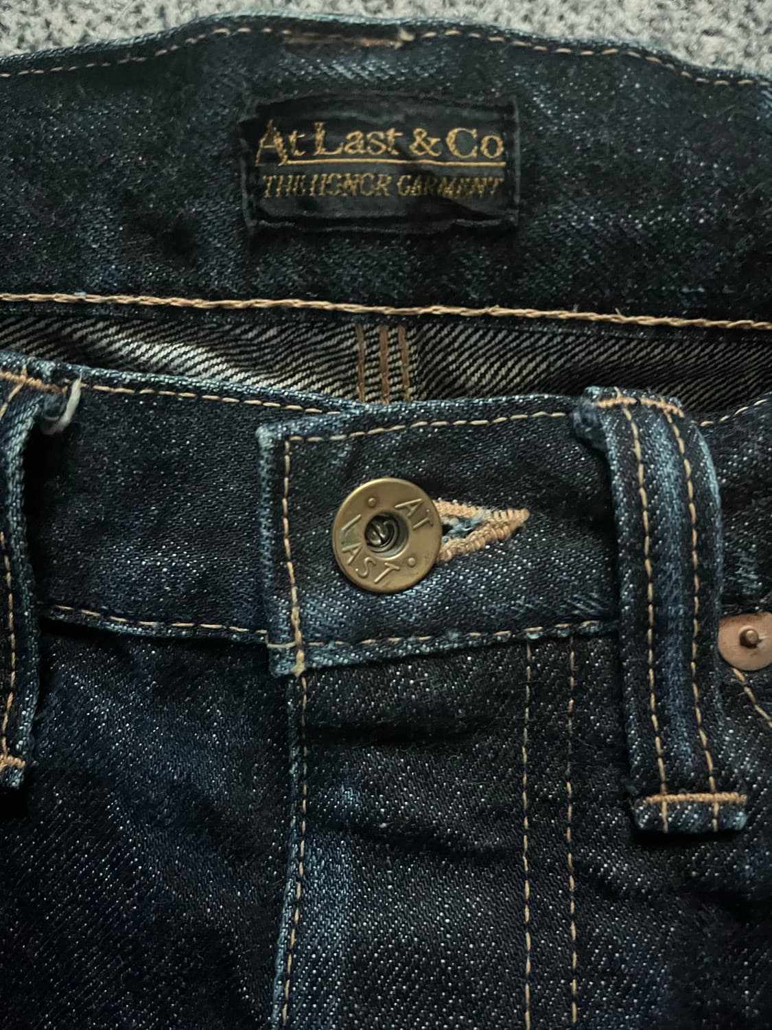 타임원클로딩 엣라코 Lot 107 구형 악수탭 데님팬츠 32 상품이미지5