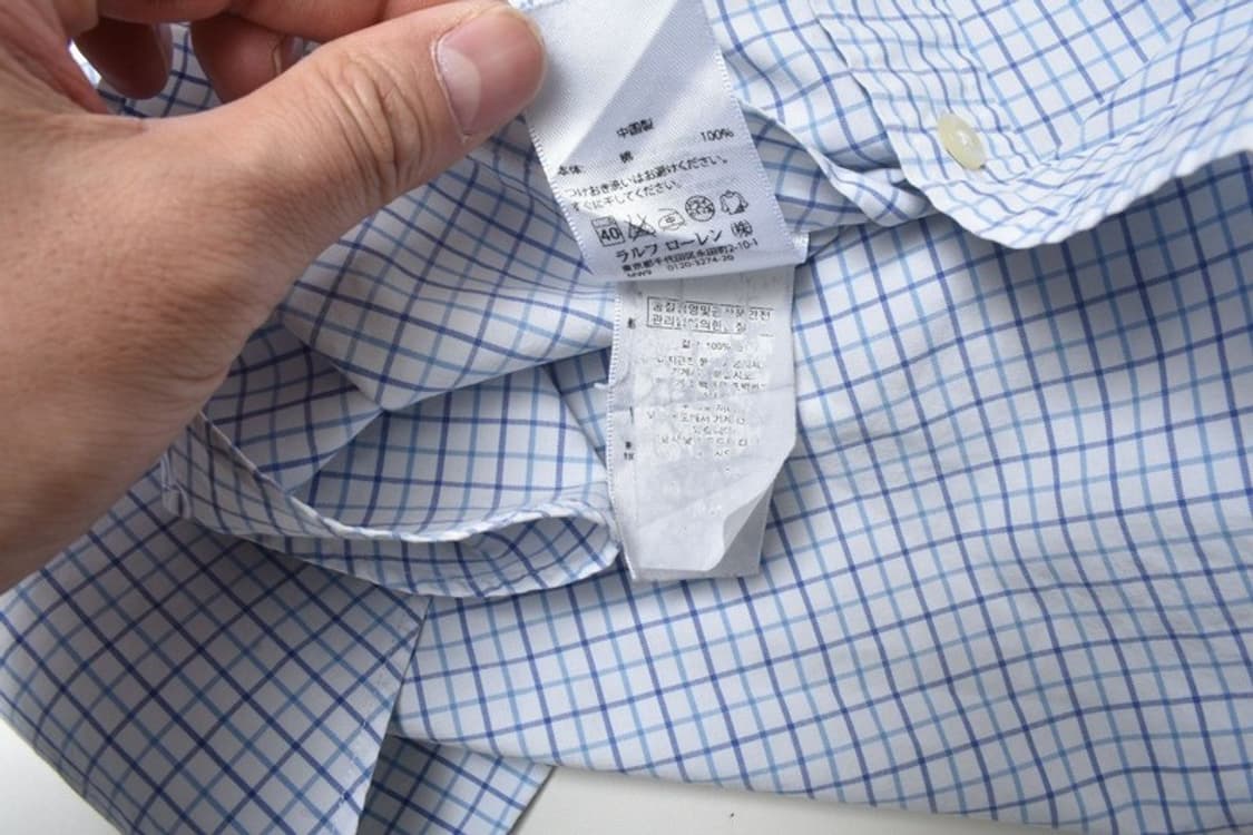 폴로 랄프로렌 체크셔츠 남방 L N1200 상품이미지8