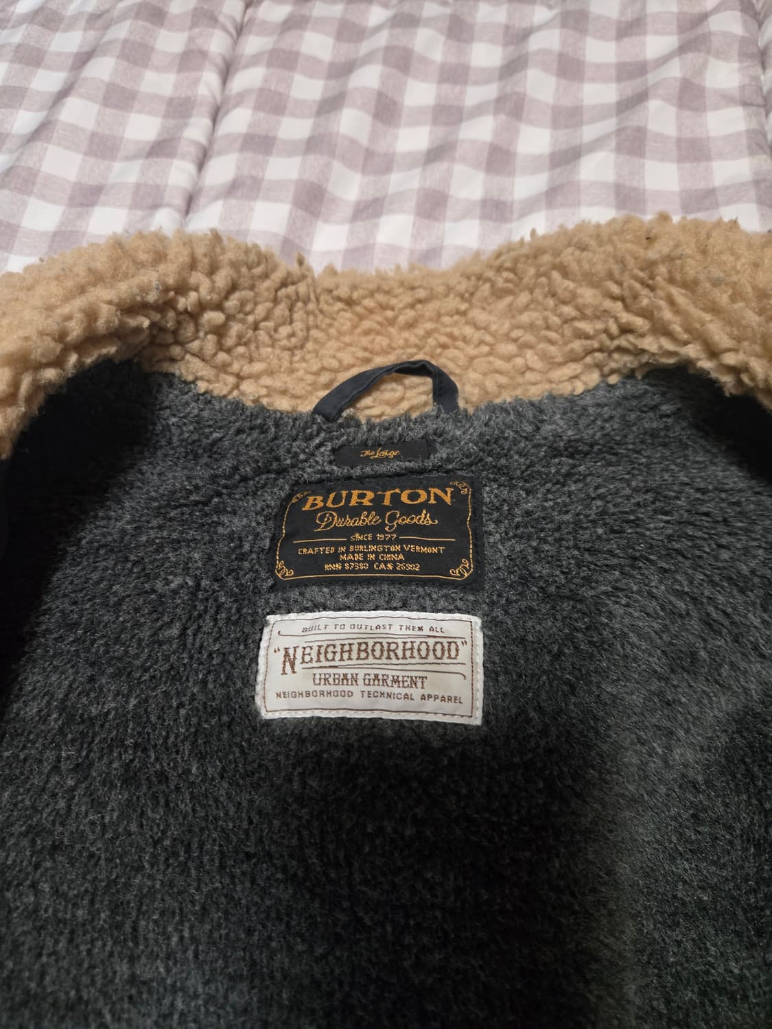 네이버후드 버튼 봄버 다크네이비LG 상품이미지5