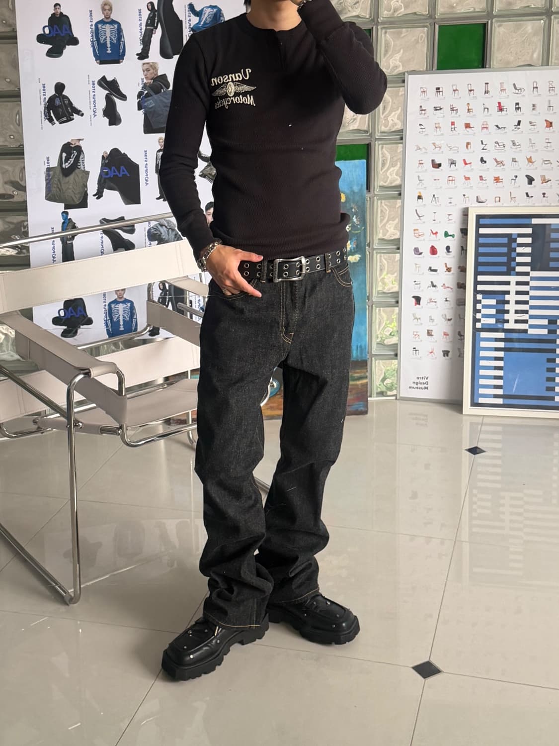 denim flare pants 데님 플레어 펜츠 상품이미지2