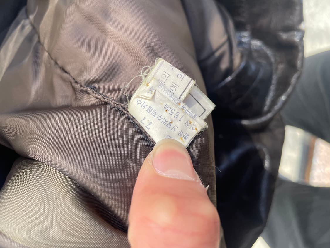 빈티지 레오파드 레더 카코트 상품이미지9