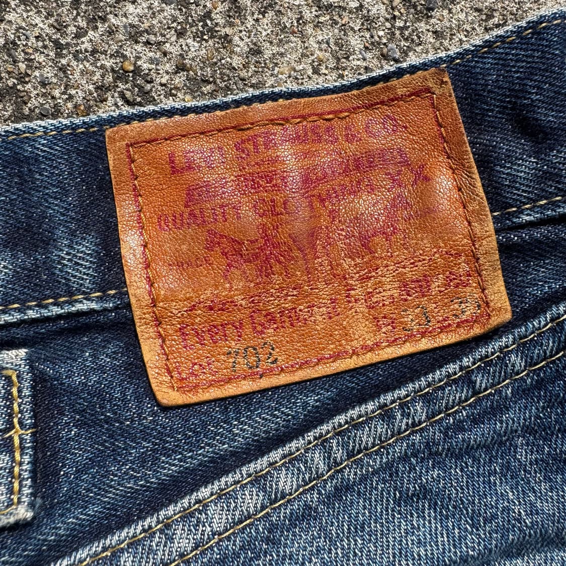 [32] 90s 리바이스 702 셀비지 데님 팬츠 상품이미지8