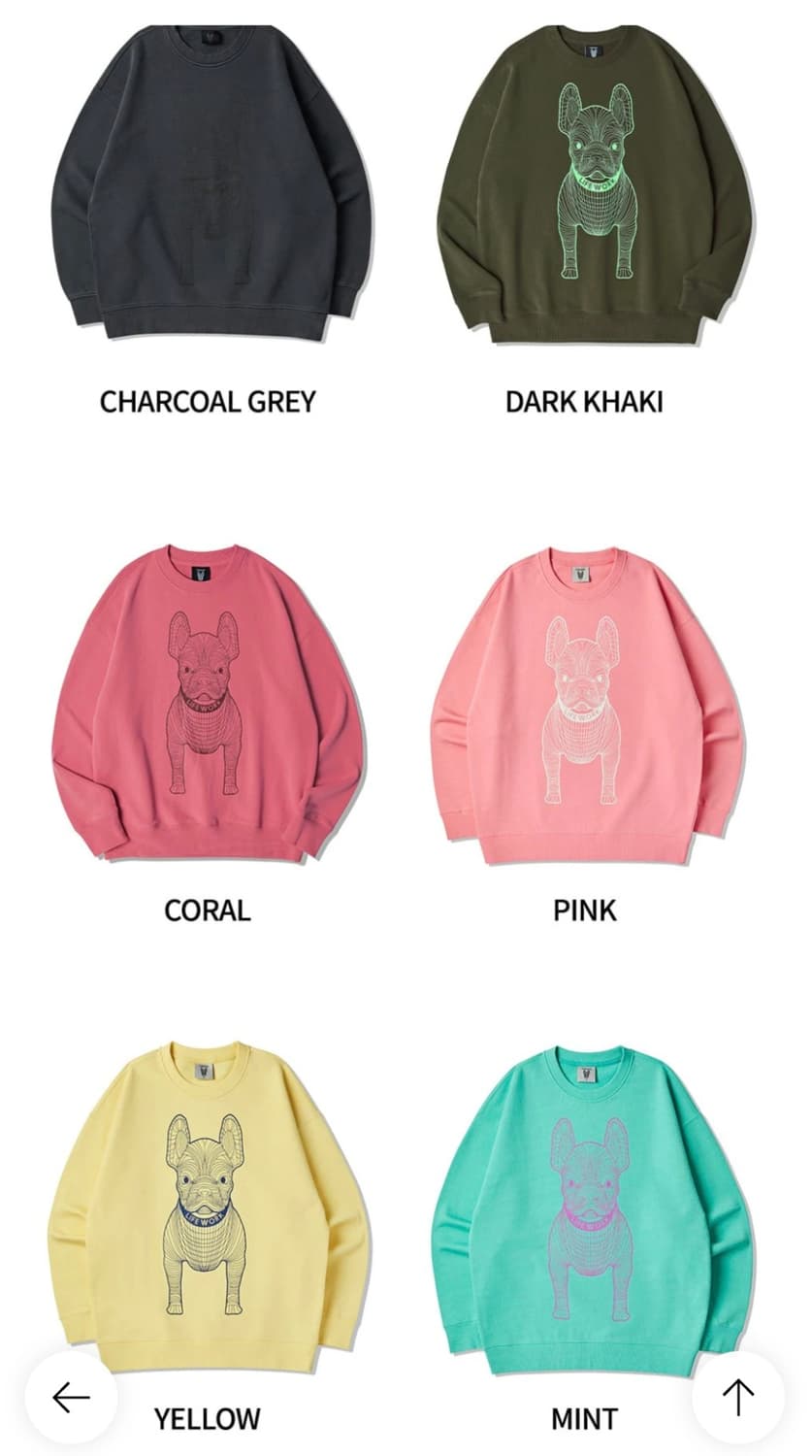 라이프워크 빅라독 맨투맨 상품이미지7