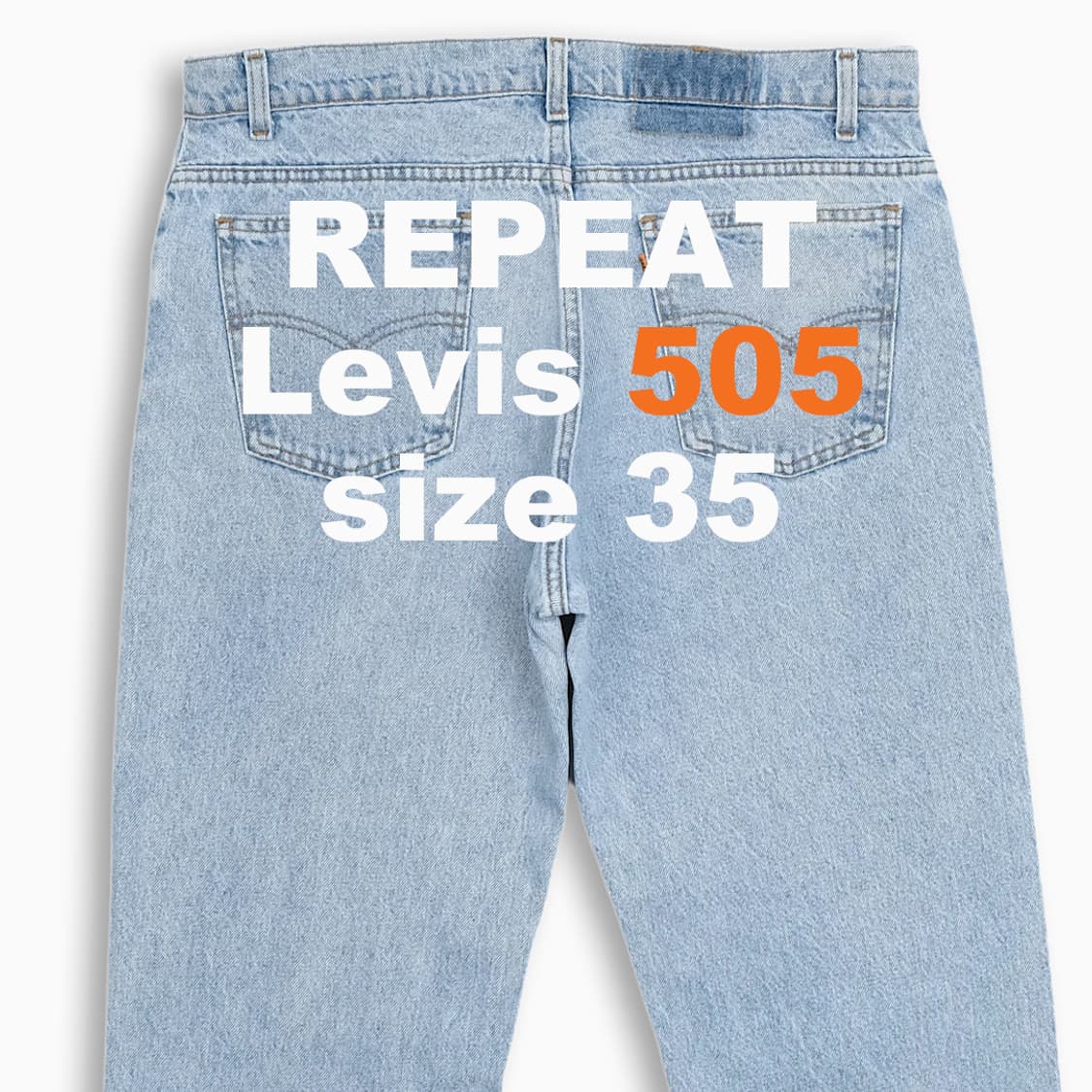 리바이스 505 오렌지탭 80s USA 35 사이즈 OR5053684 상품이미지1