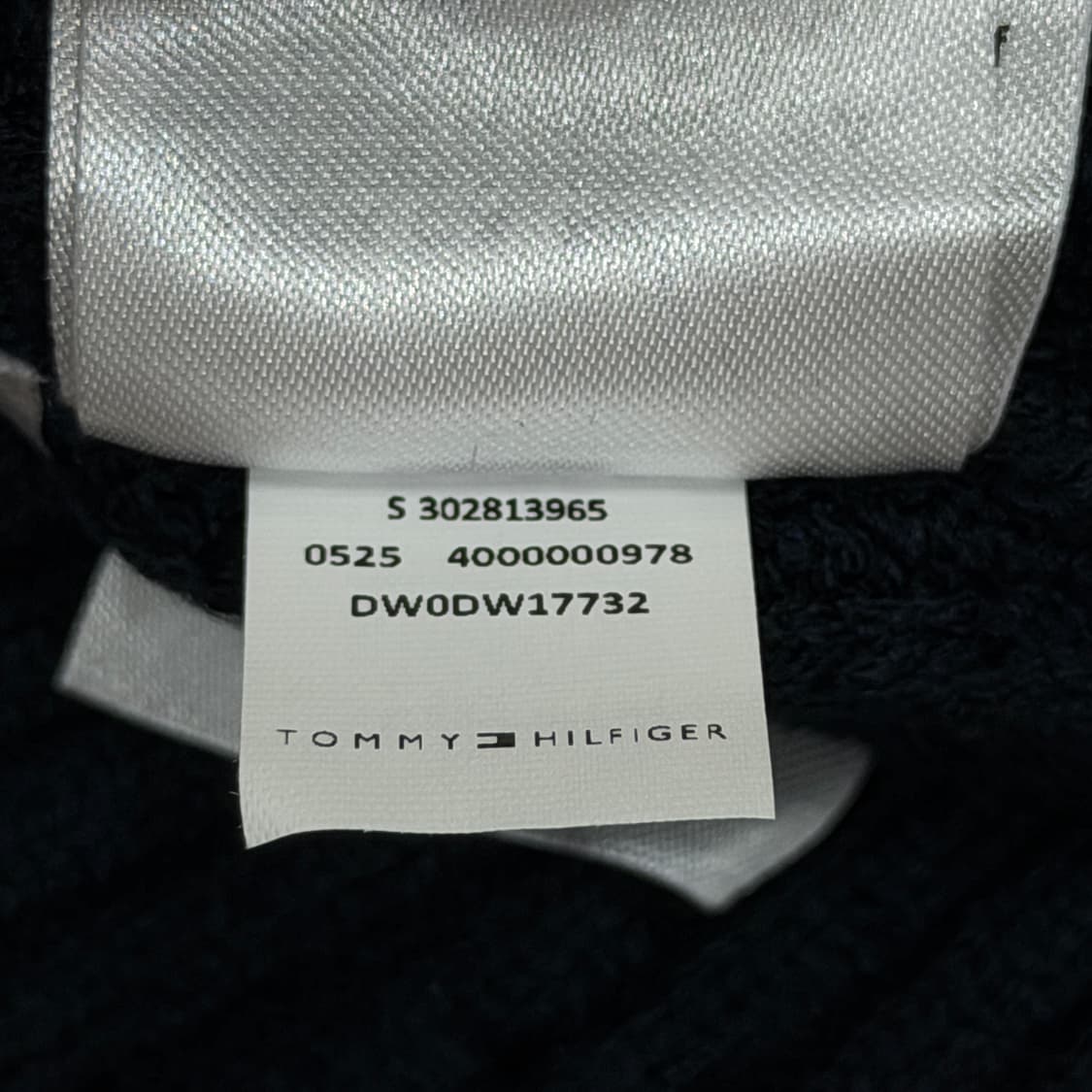 타미힐피거 타미진스 배지 케이블 가디건 네이비 XS 상품이미지6