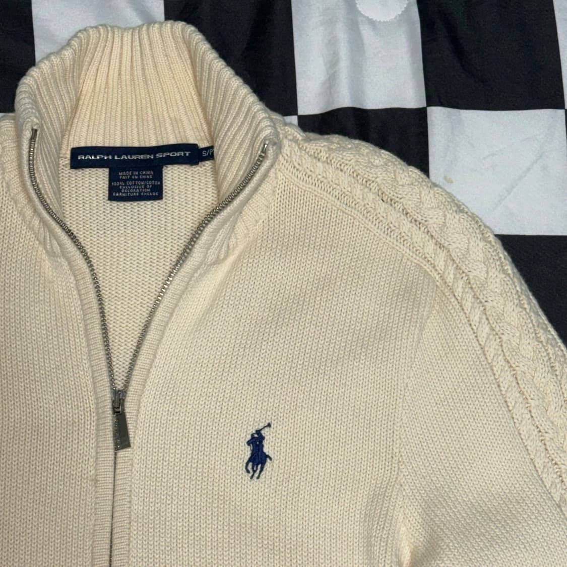 폴로 랄프로렌 풀집업 니트 상품이미지3