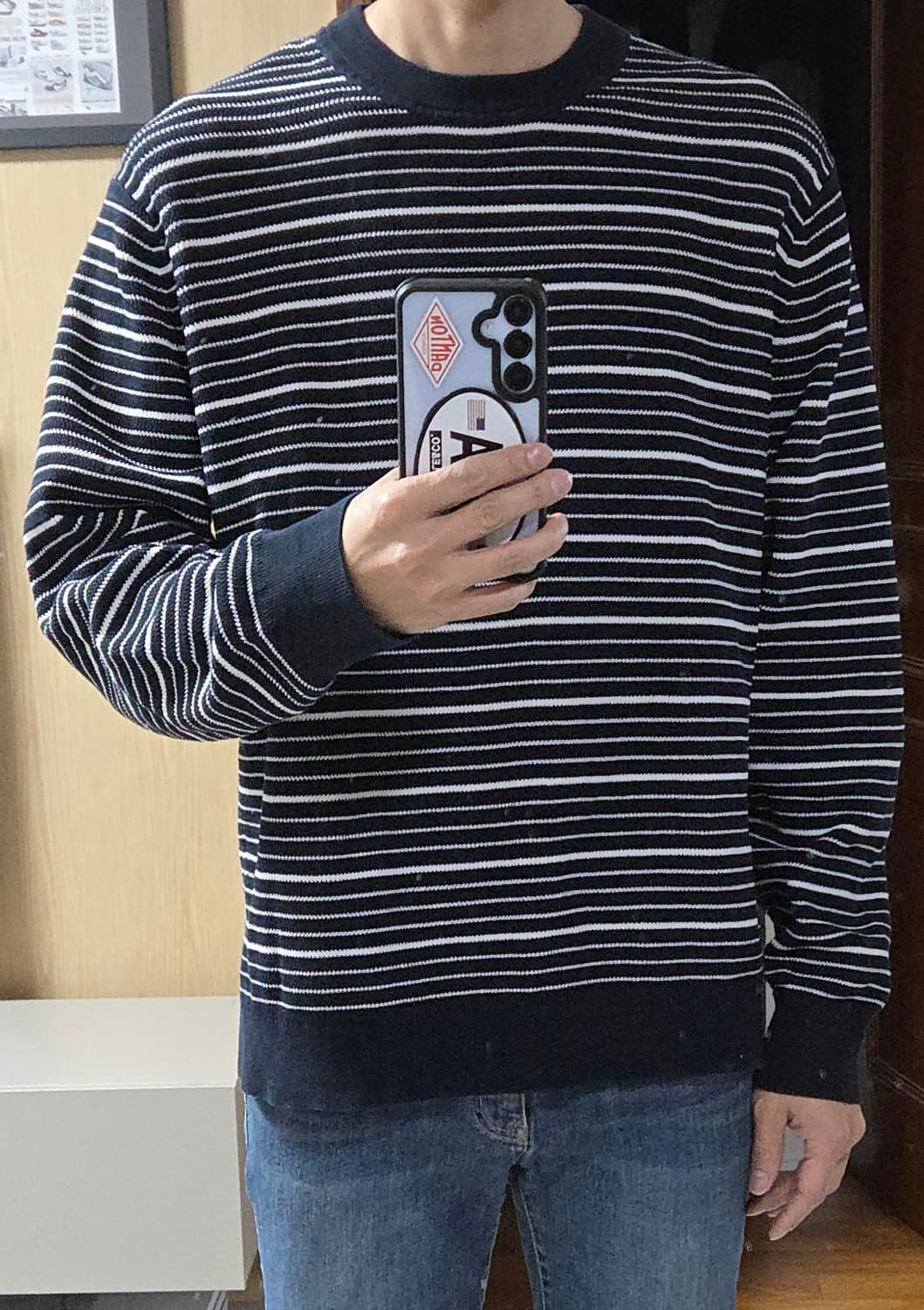(착샷) 띠어리 theory 스트라이프 니트 상품이미지10