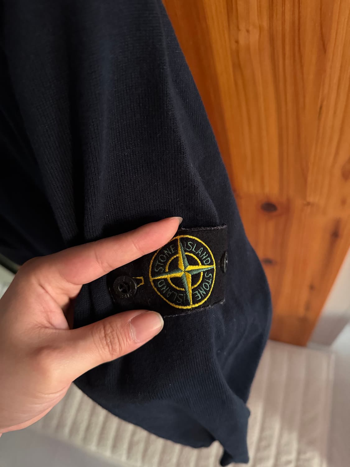 (여분단추⭕️) 스톤아일랜드 신형탭모델 니트 XL 상품이미지2