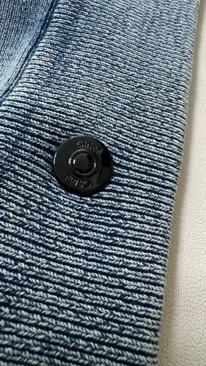 끌로에 인디고 워시드 후드 판초 판매합니다 상품이미지6