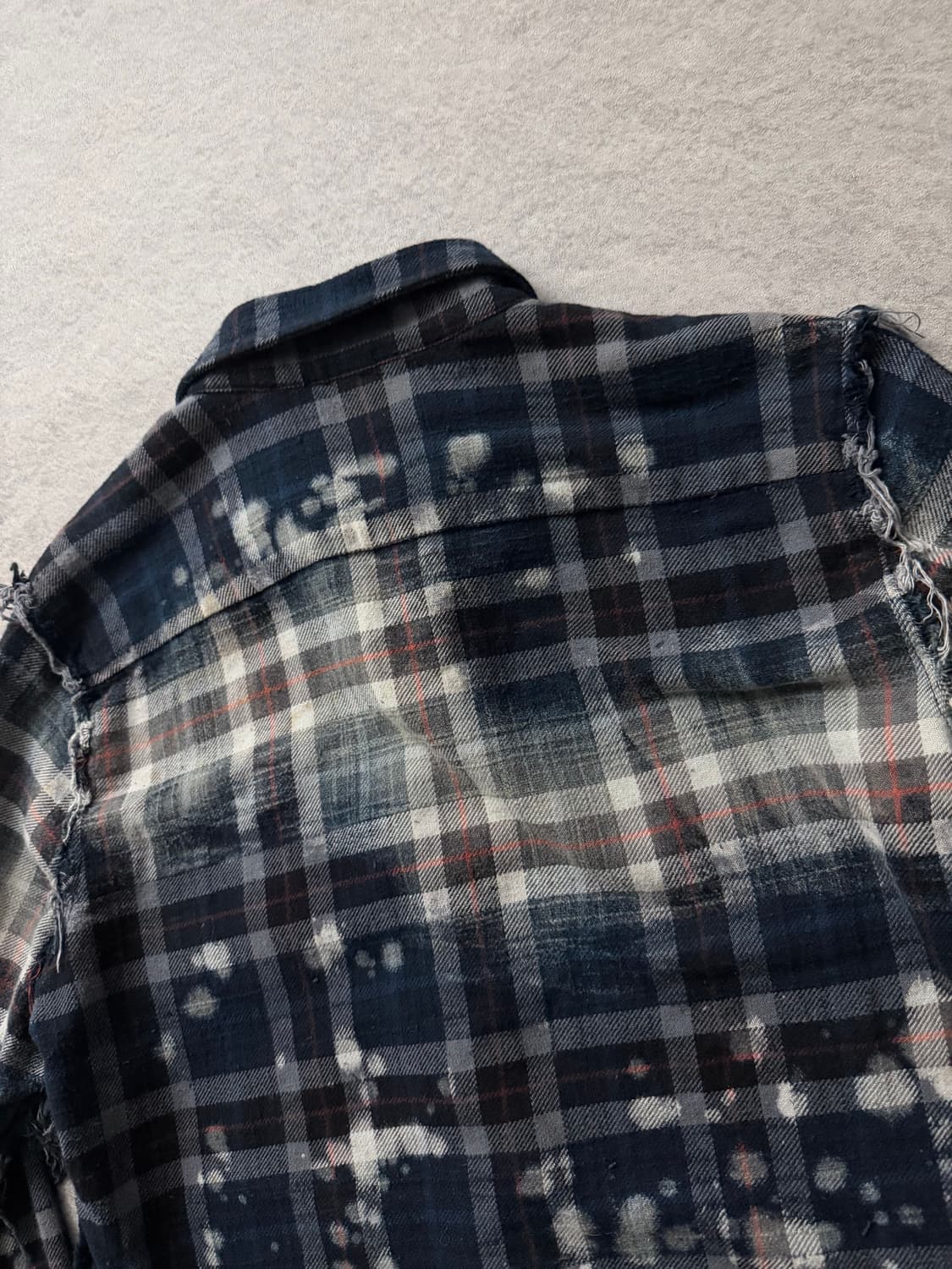 R13 블리치드 체크셔츠 상품이미지8