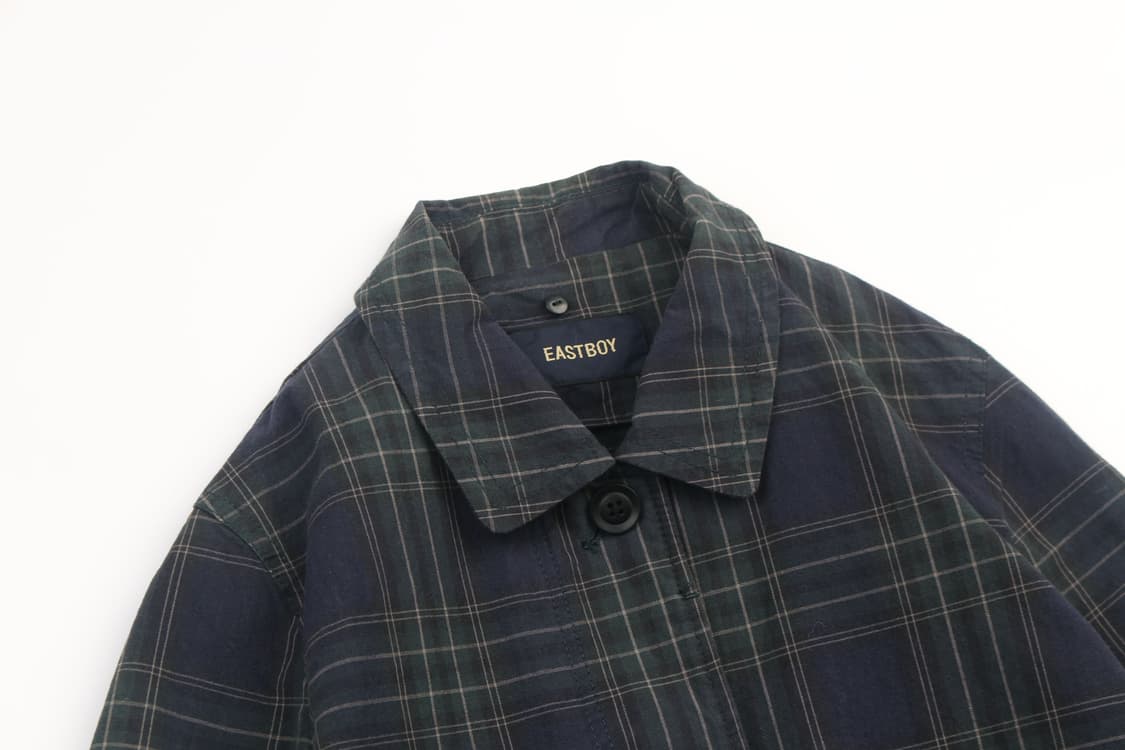 EASTBOY Check Coat 상품이미지3