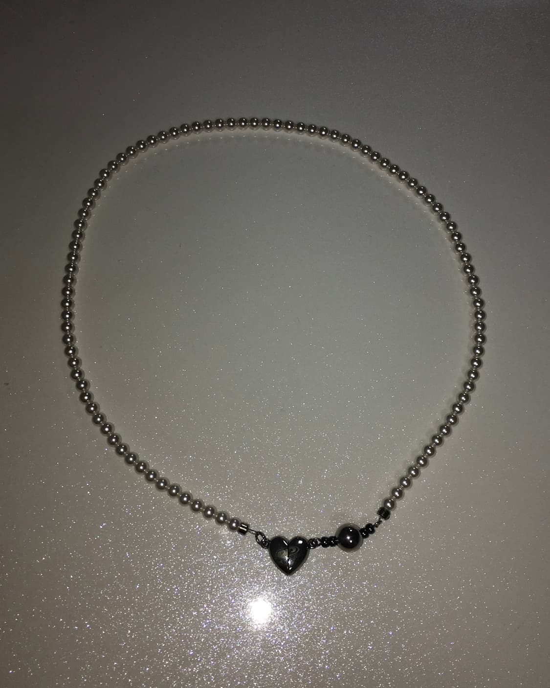 magnet heart necklace 상품이미지3