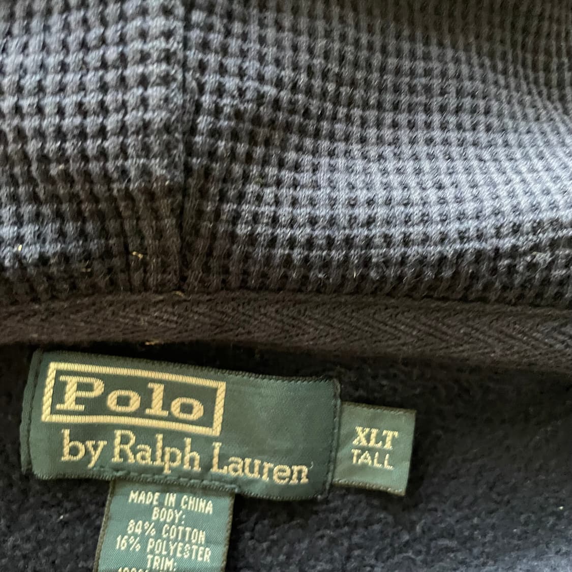 폴로 랄프로렌 네이비 후드 집업 상품이미지6