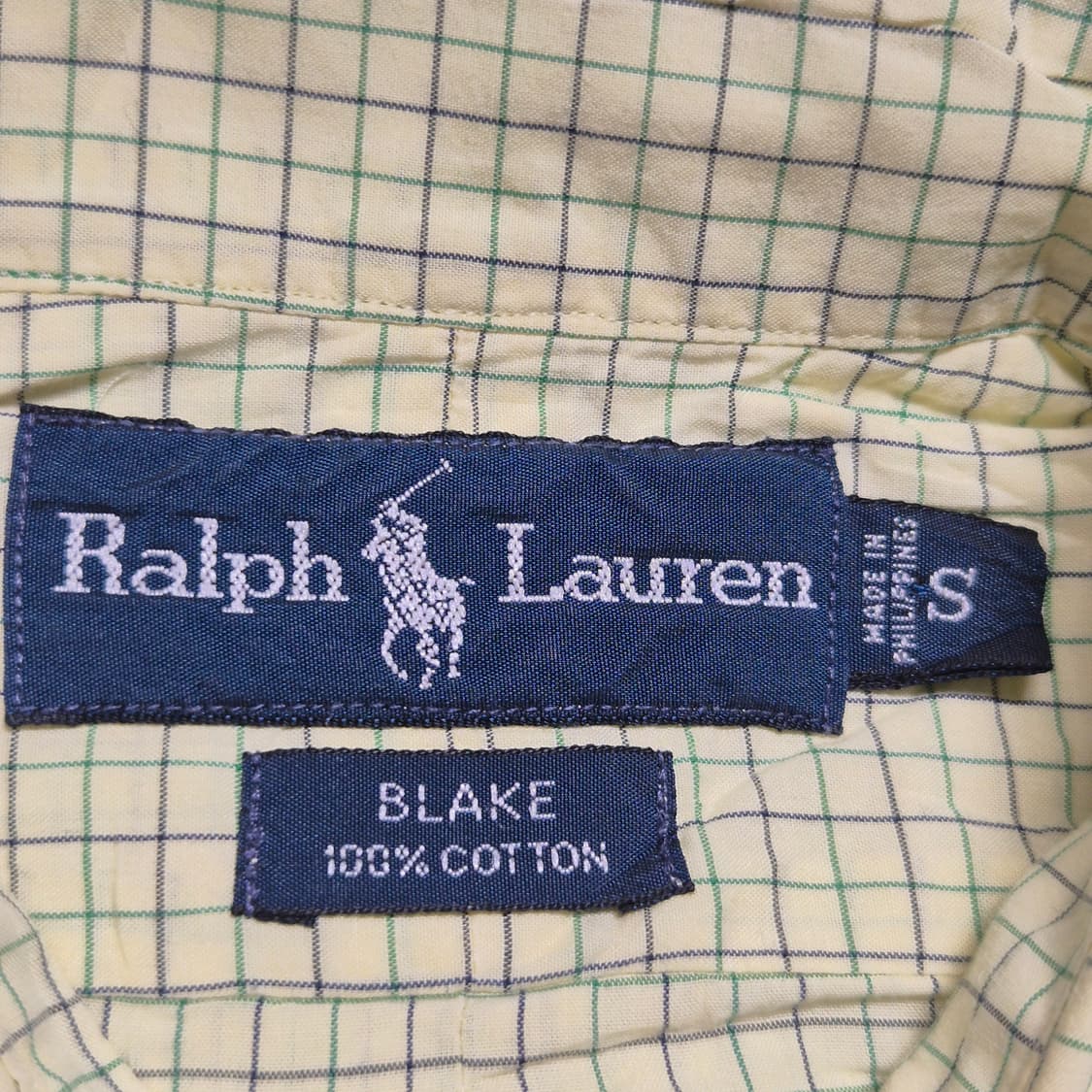 [S] 폴로 박스핏 블레이크 라이트그린 체크셔츠-503 상품이미지3