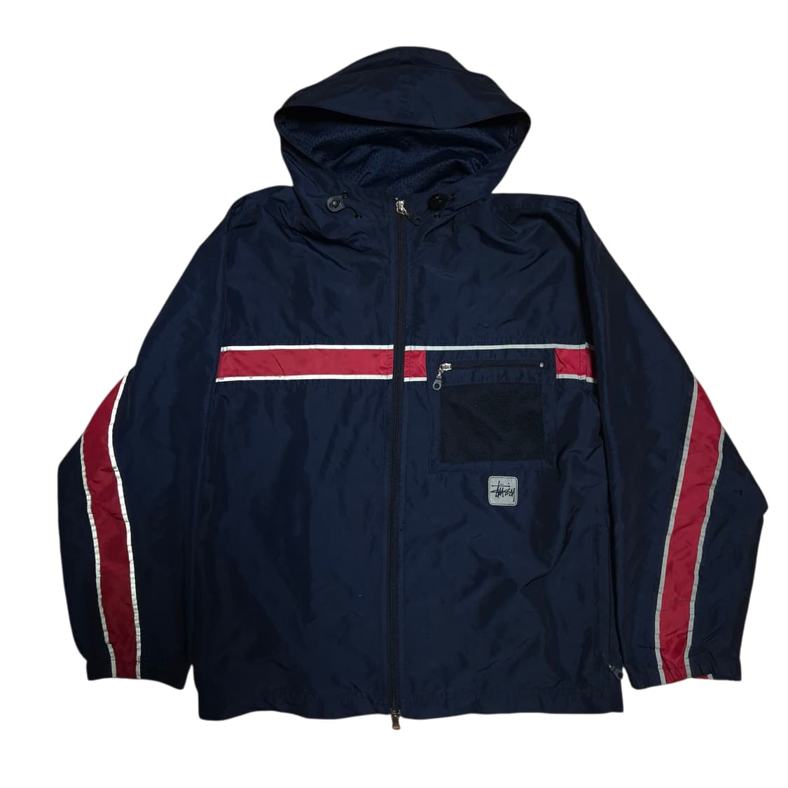 스투시 90s 올드스쿨 라이닝 네이비 바람막이 상품이미지1