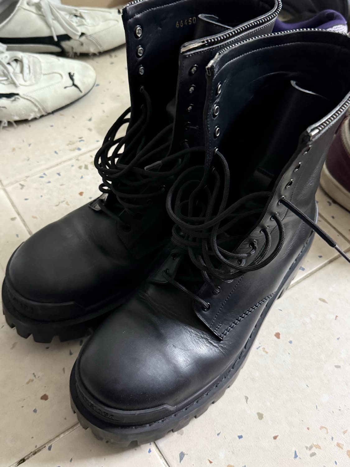 발렌시아가 마스터 스트라이크 부츠 41sz 컴뱃 상품이미지3
