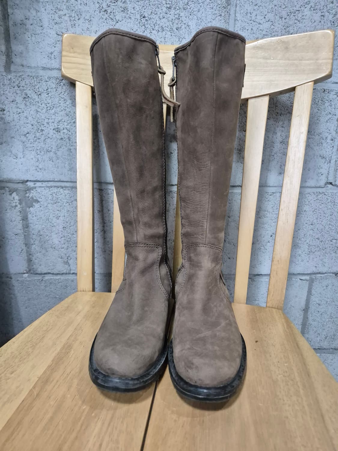 팀버랜드 가죽스웨이드 롱부츠 235 상품이미지3