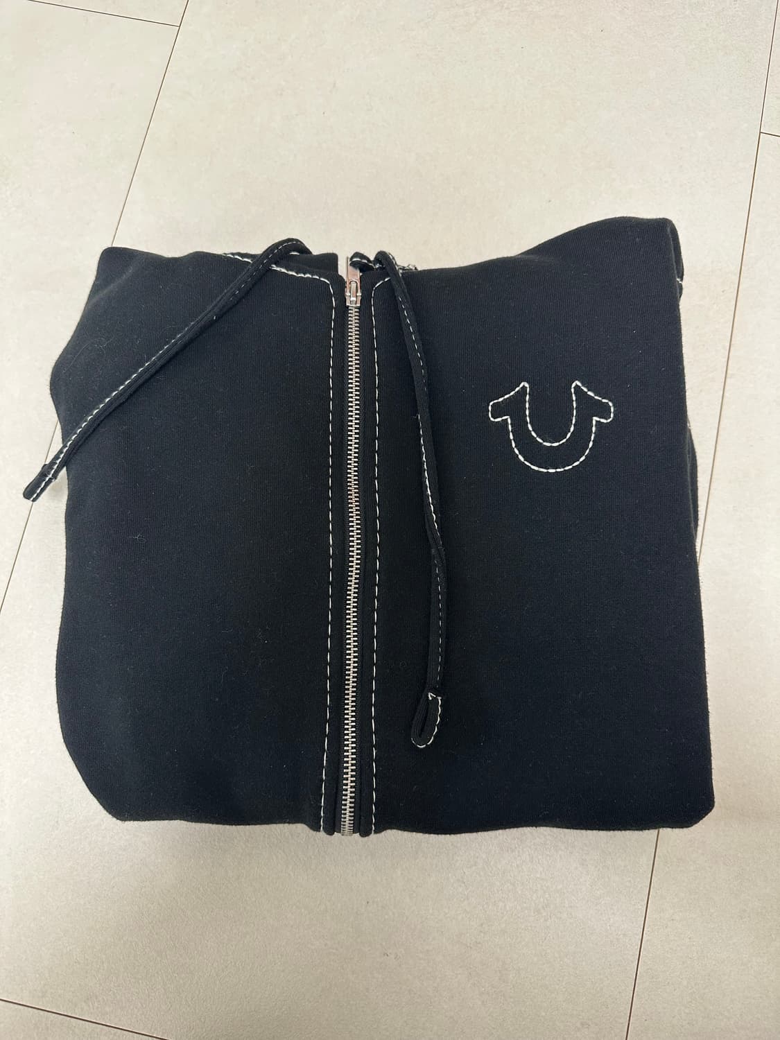 (새상품) 트루릴리젼 블랙 후드집업 M 상품이미지7