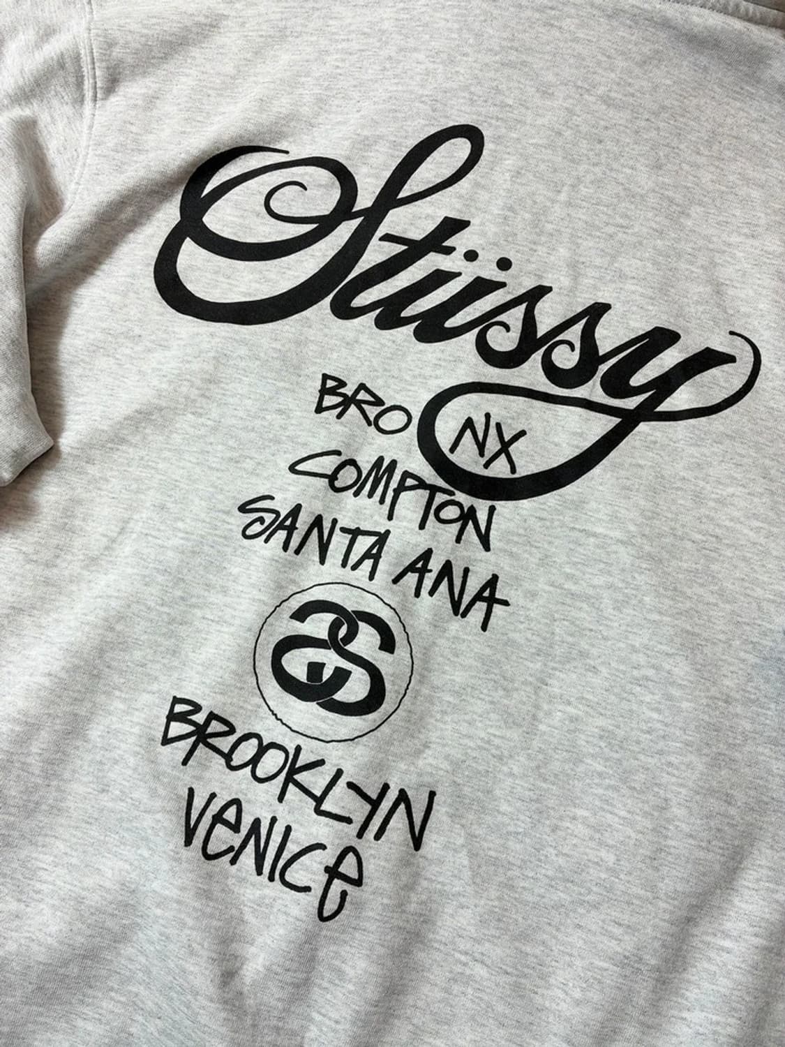 스투시 22's 월드투어 애쉬헤더 후드 집업 PN6874 상품이미지4