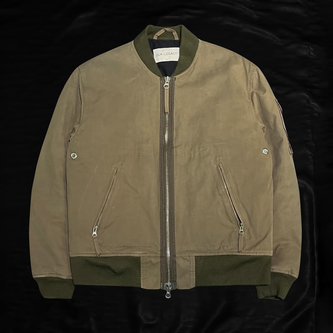 아워레가시 카키 봄버 점퍼 상품이미지1