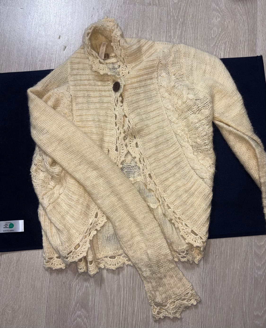 모리걸 옐로우 가디건 상품이미지1