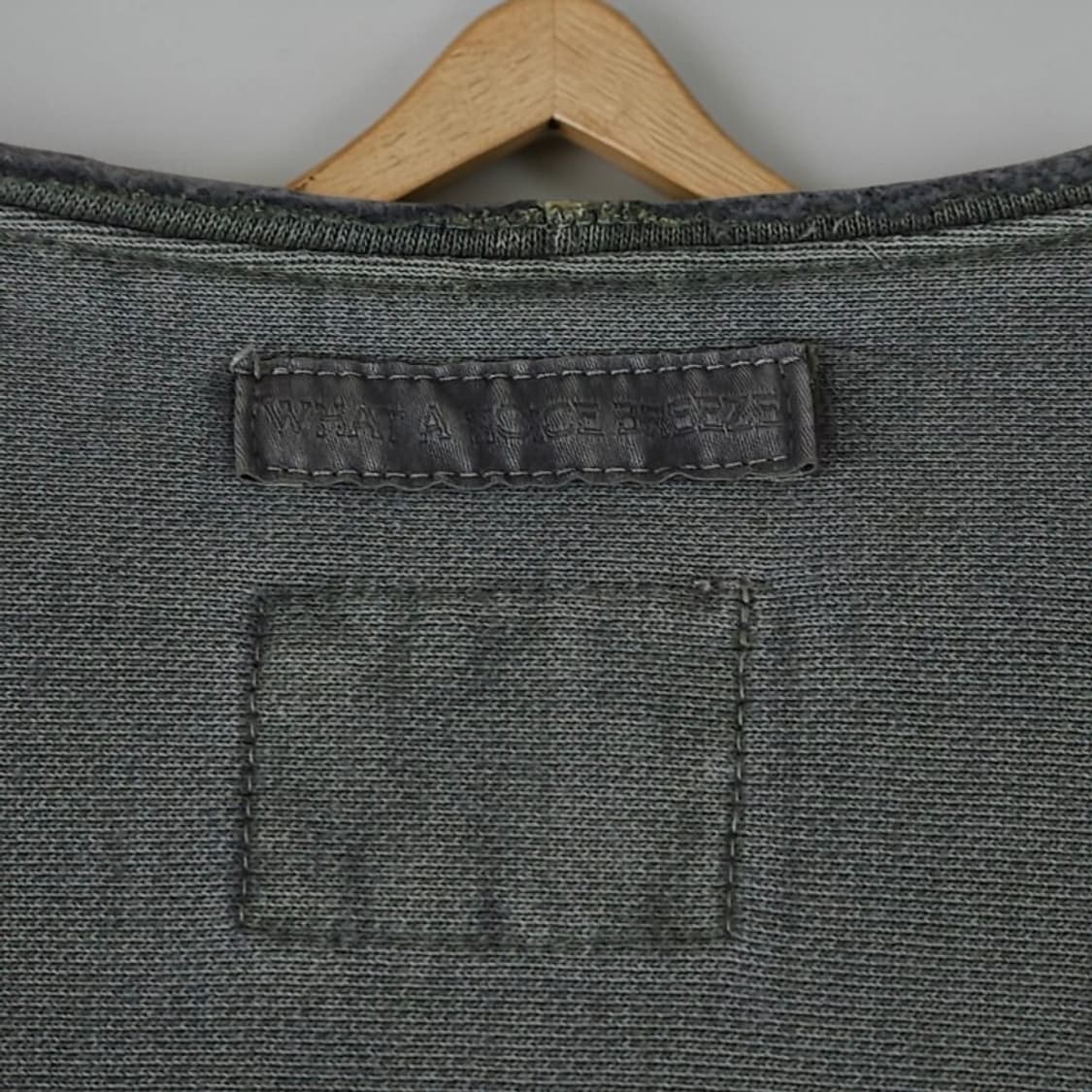 105 Noice 노이스 가먼트다잉 스웻 맨투맨 카키그레이 상품이미지5