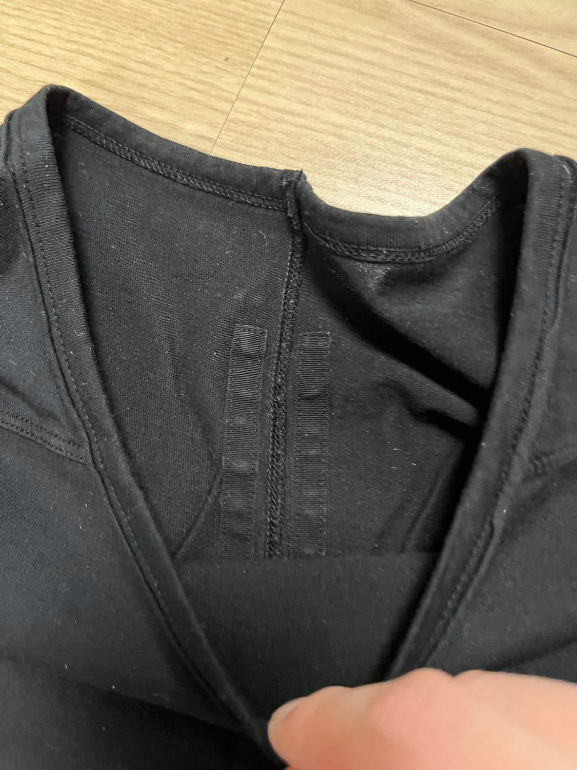 Rickowens Drkshdw 25ss 할리우드 레벨 코튼 티셔츠 상품이미지4