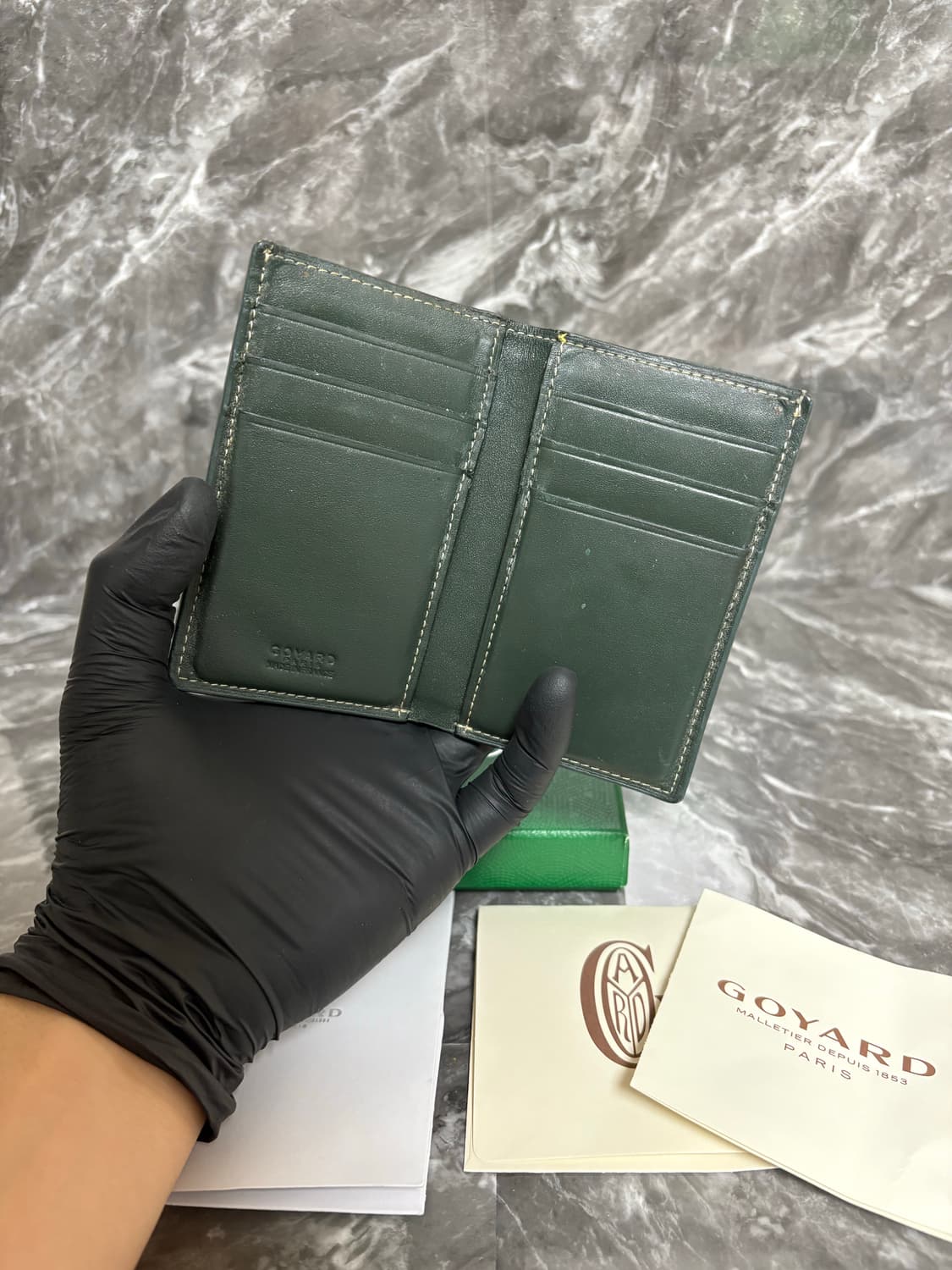 고야드 생피에르 스페셜 그린 오거나이저 카드지갑 상품이미지3