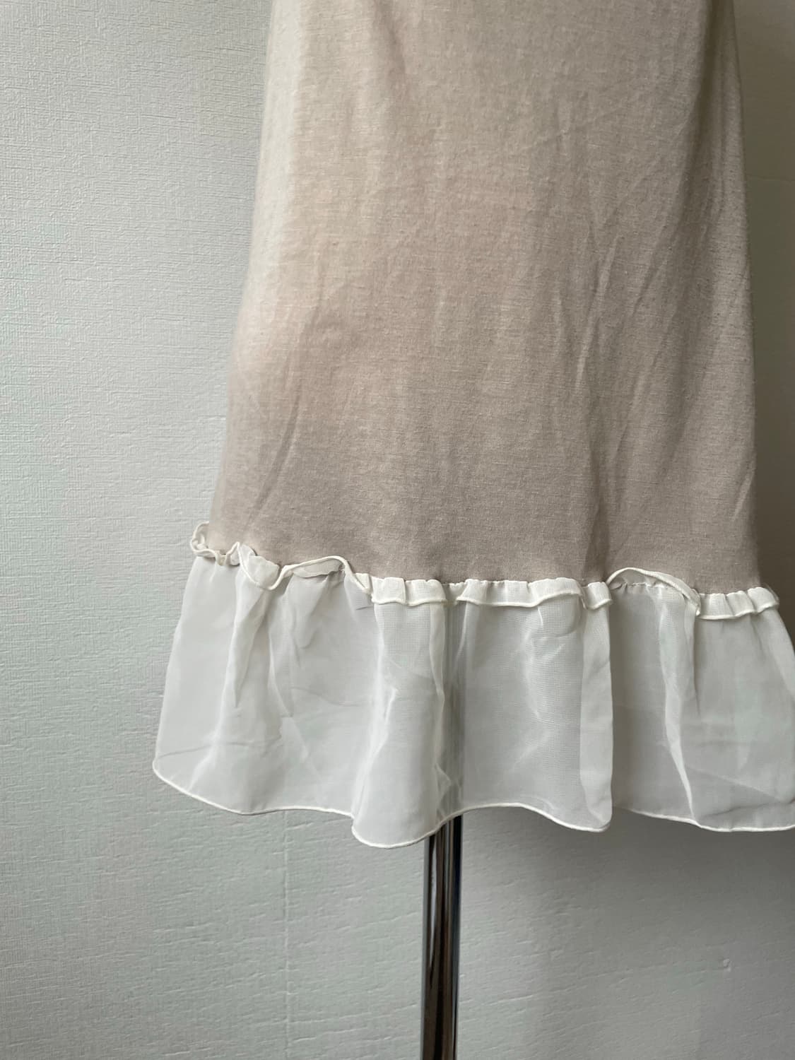 Fortune Cookie Beige Lace Sleeveless 상품이미지5