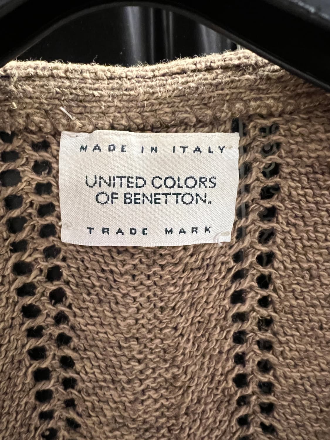 ITA 베네통 세로 패턴 니트 베스트 OS 상품이미지3