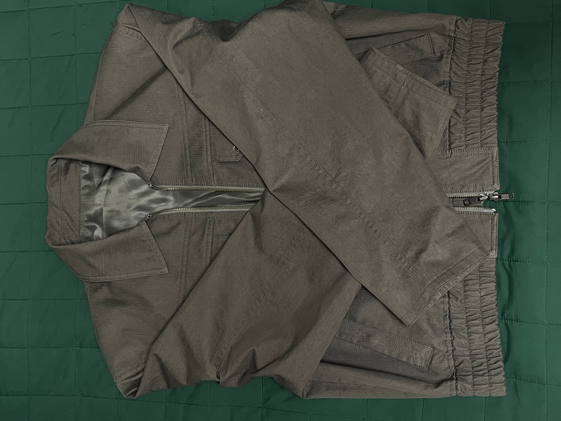 엘무드 컴뱃 밀리터리 트러커 자켓 빈티지카키 상품이미지2