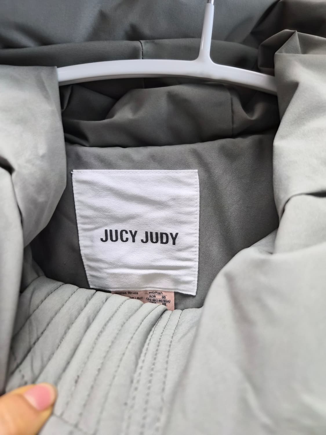 쥬시쥬디 폭스퍼후드 롱패딩 상품이미지5