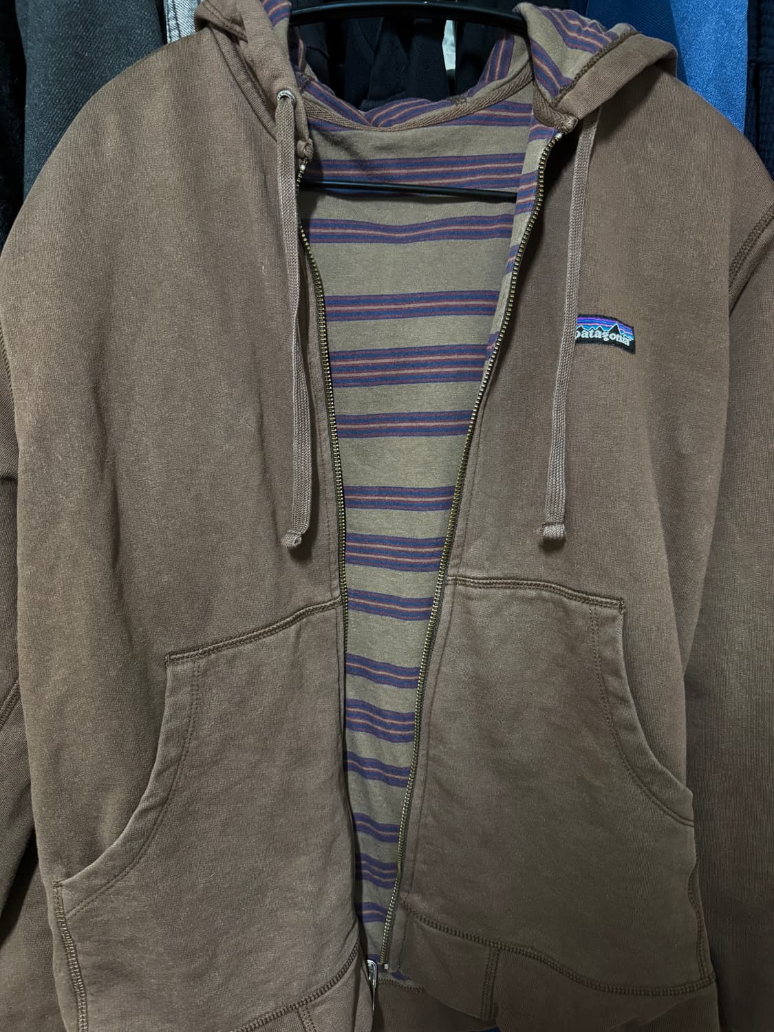 파타고니아 리버시블 후드집업 상품이미지1