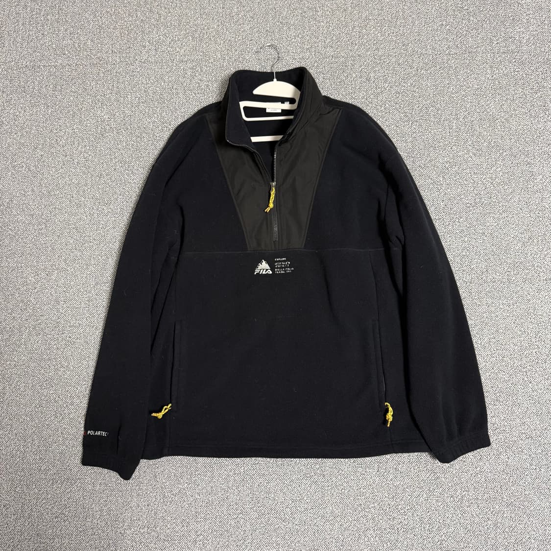 휠라 아노락 후리스 XL 블랙 상품이미지1