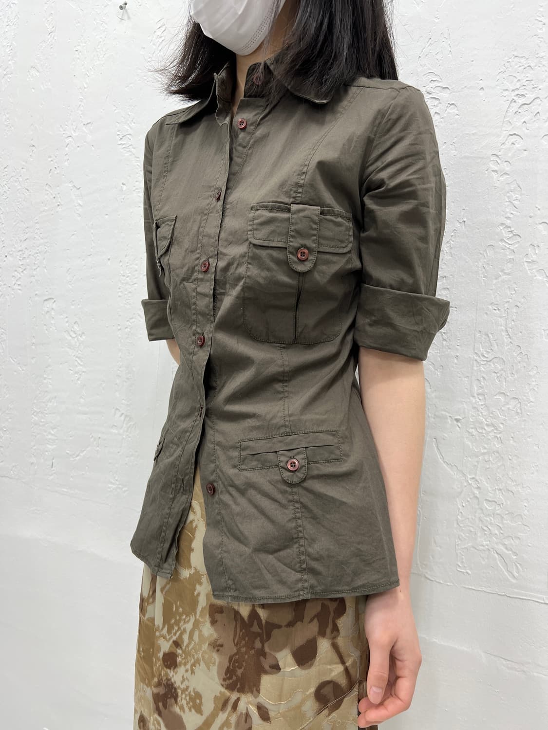max&co khaki shirt 상품이미지1