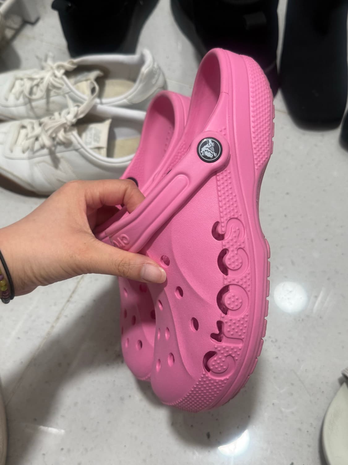 250 크록스 샌들 핫핑크 핑크 상품이미지2