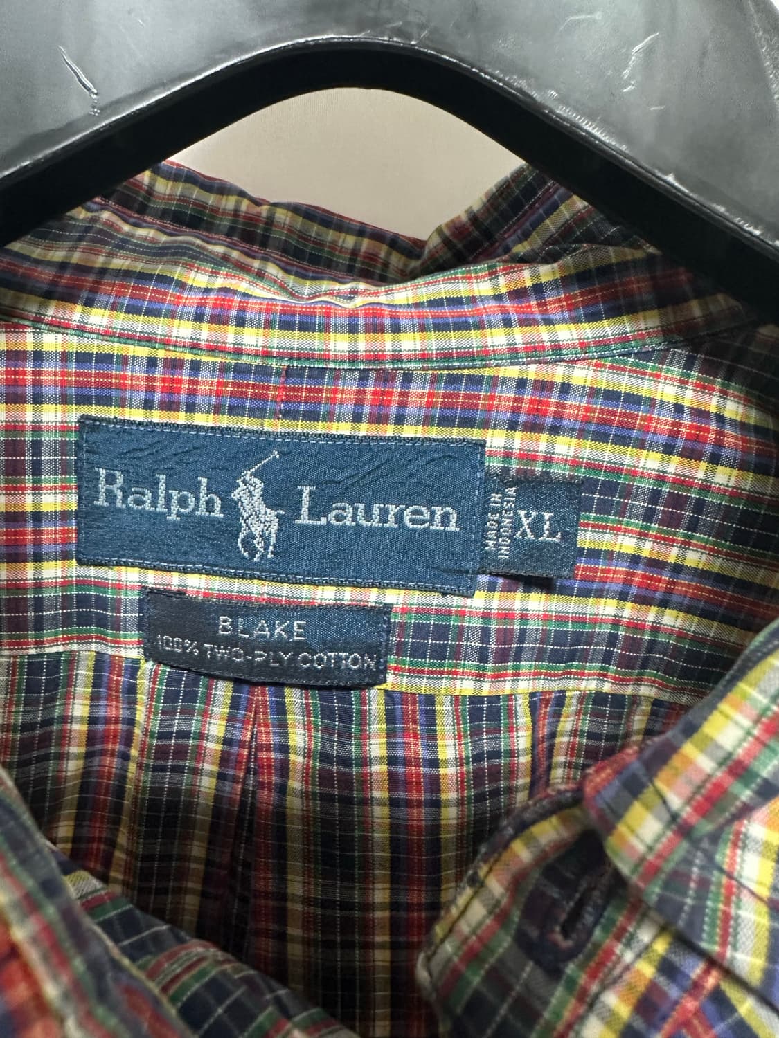 no.158 폴로랄프로렌 레드포니체크 셔츠 2xl 상품이미지3