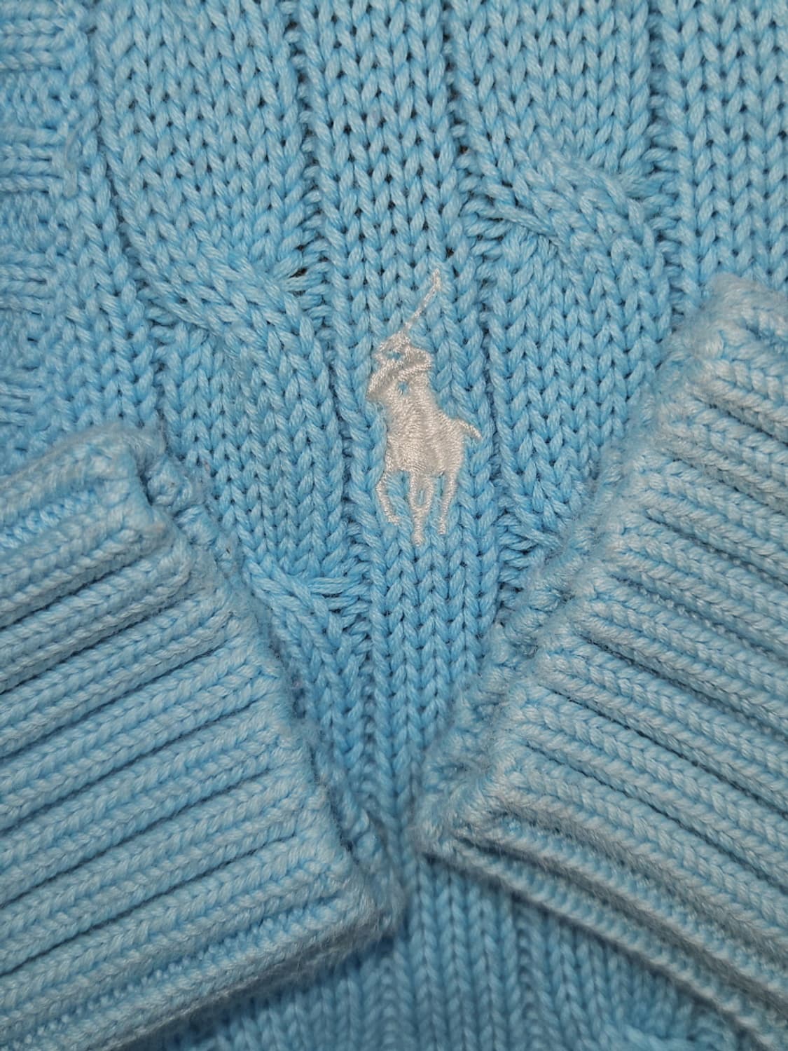 폴로랄프로렌스포츠 브이넥 트위드티드 케이블 니트 ( M ) / 10505 상품이미지7