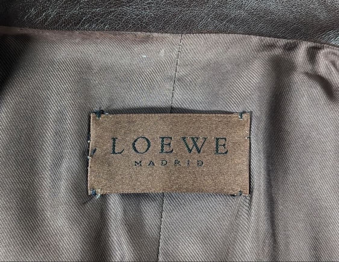 LOEWE 브라운 레더 자켓 상품이미지4