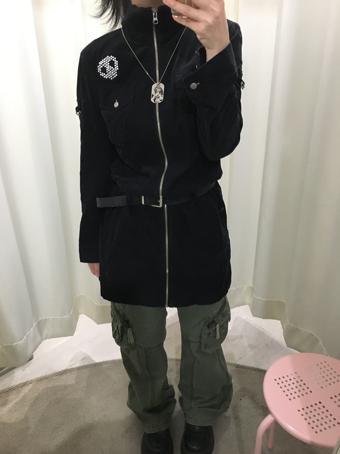 skull zip-up onepiece 상품이미지6