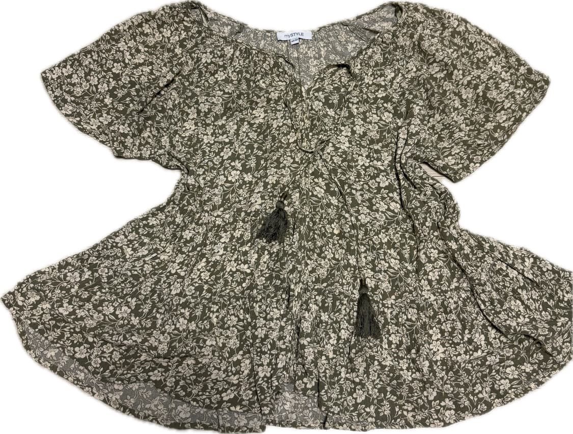 빈티지 모리걸 히피 블라우스 상품이미지1