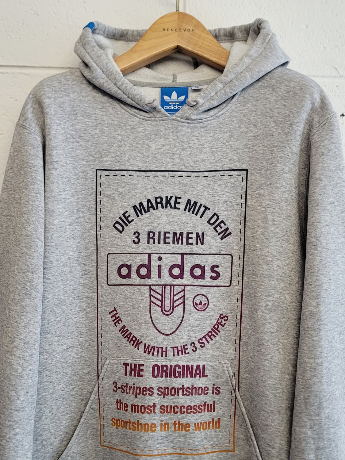 아디다스 후드티셔츠(안감기모) 판매 상품이미지3