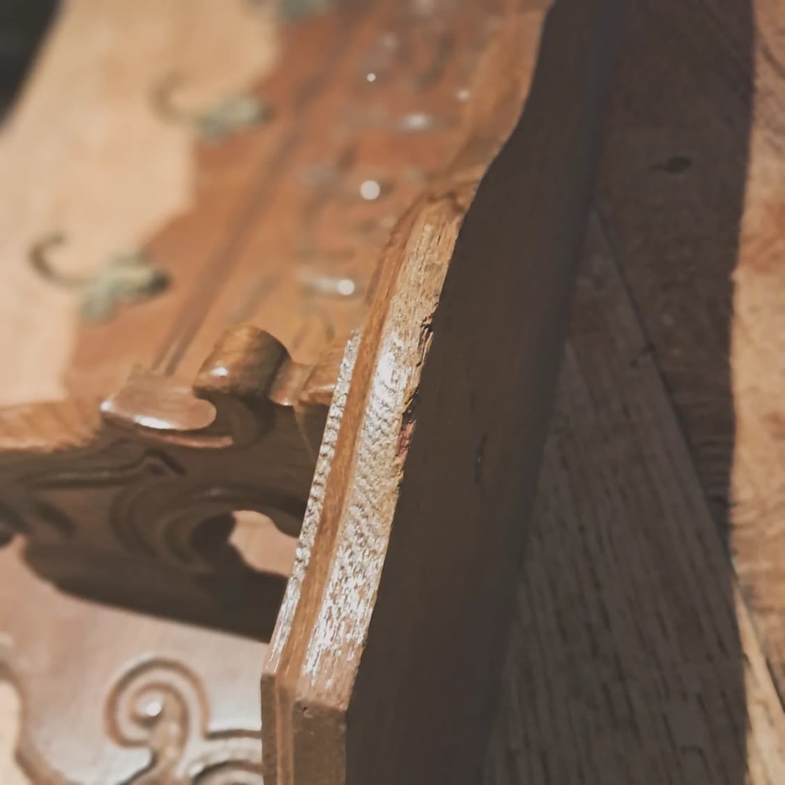 European 빈티지 우드 월랙 선반 (걸이형) 상품이미지5