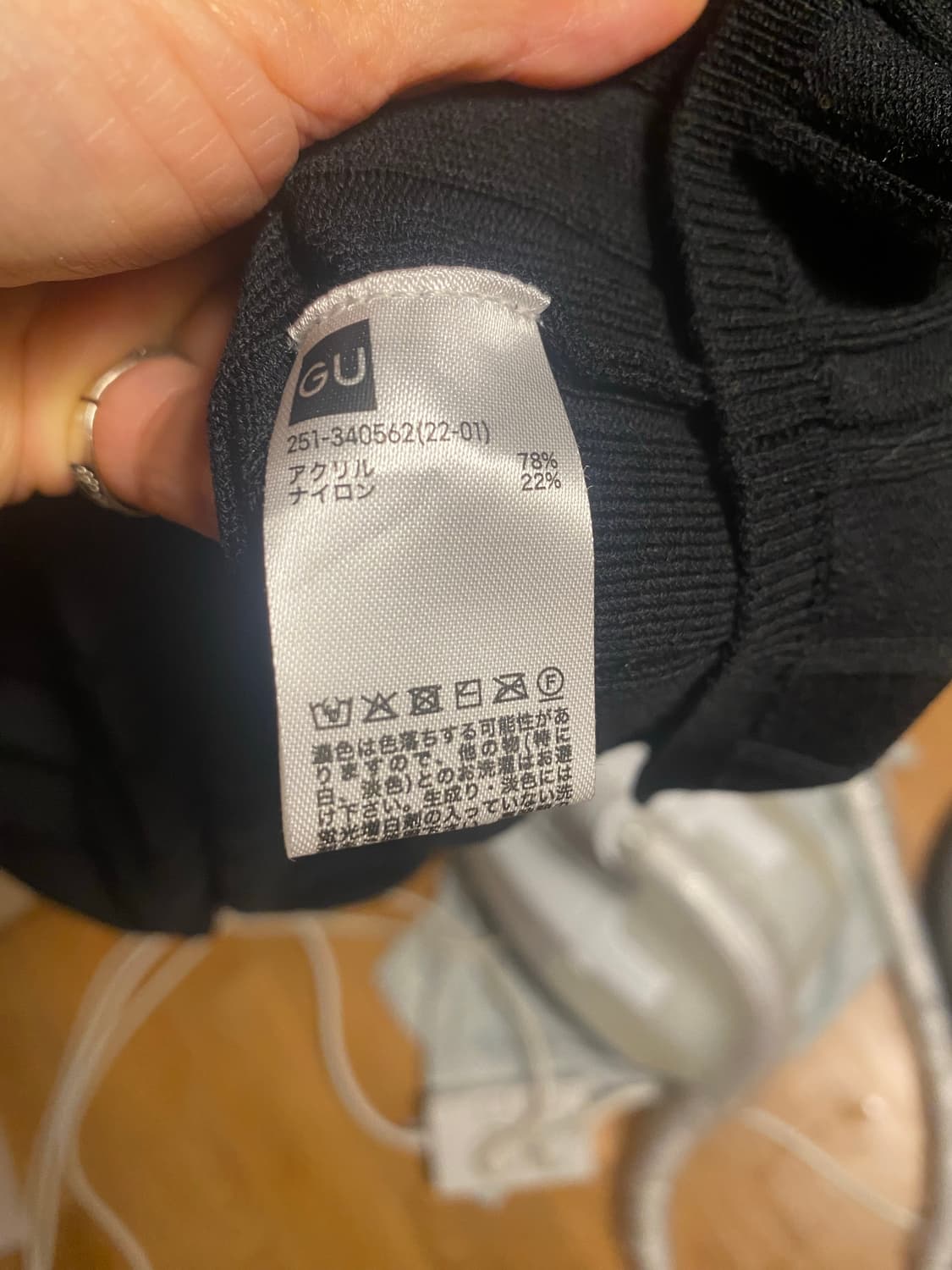 GU 블랙 플리츠 원피스 M 상품이미지7