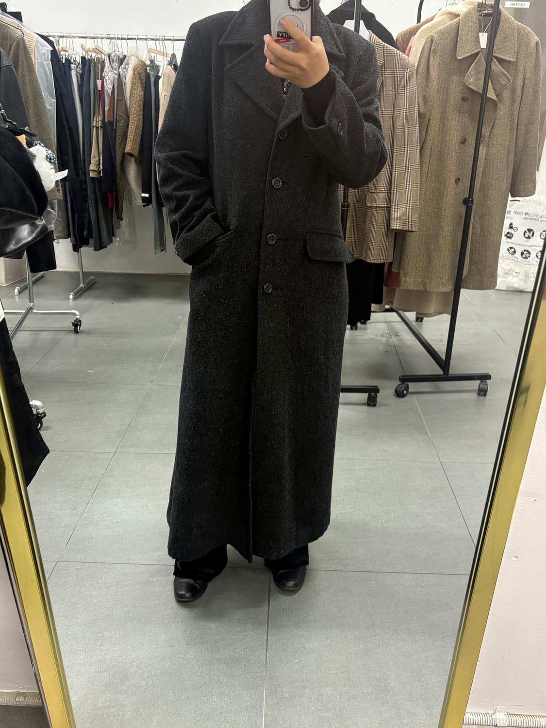 빈티지 울 롱코트 상품이미지2